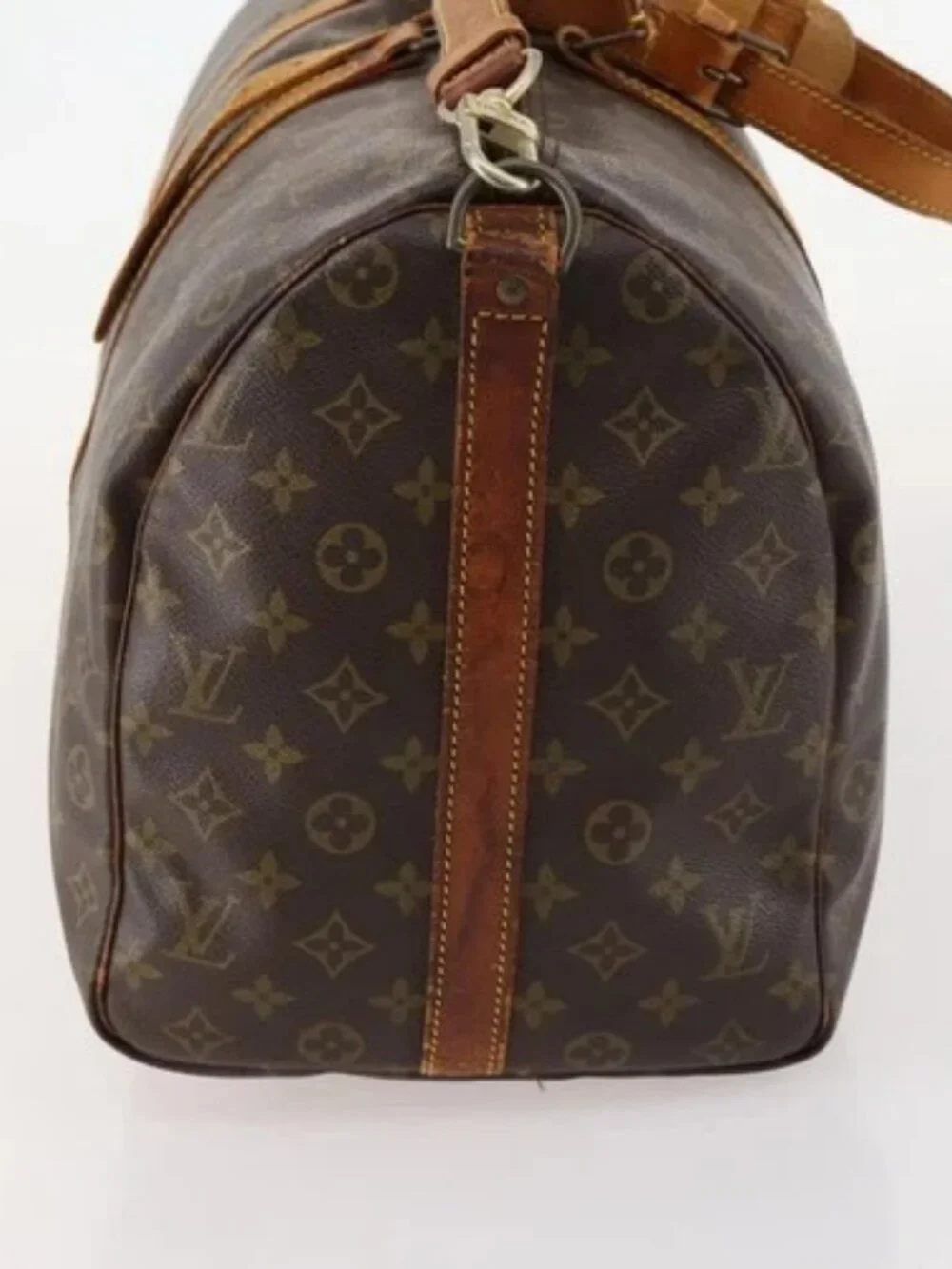 LOUIS VUITTON Monogram Keepall Bandouliere 50 Boston Bag M41416 LV Auth 174446